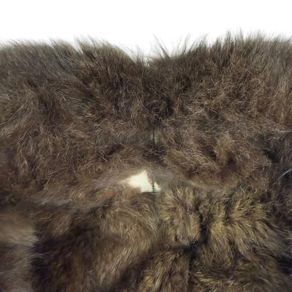 1970's Opossum fur lined distressed leather German aviator jacket by SAVAGE - Picture 15 of 16